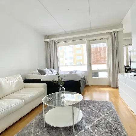 Apartman City Home Finland Centrum Laukontori - Spacious Apartment With Own Sauna, One Bedroom, Furnished Balcony And Great Location